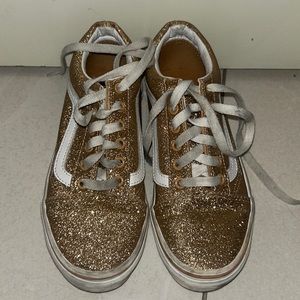 Girls sparkle vans